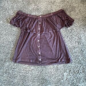 American eagle off the shoulder top